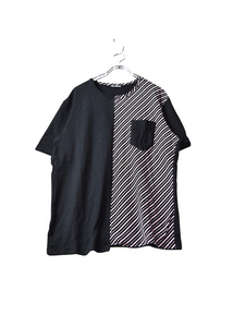 ISSEY MIYAKE イッセイミヤケ 再構築 半袖Tシャツ カットソー 28127 - 799 80