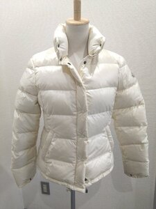 【中古品】モンクレール MONCLER ダウンジャケット ナイロン ダウン フェザー アイボリー サイズ２ 【送料別】KI0001