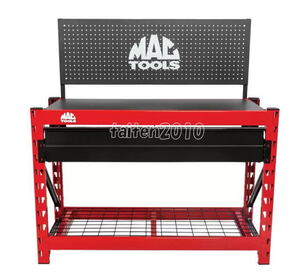 ＼新品！即納！／☆★Mac Tools ペグボード付きワークベンチラック♪マックツール作業台！工具収納棚付き作業台