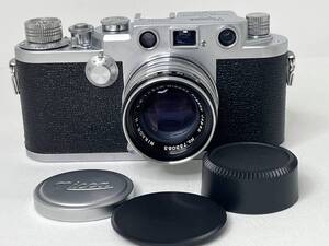 【M226】Nicca 3-F ボディー NIKKOR-HC 1:2 f=5cm L レンズ レンジファインダー 綺麗 動作品