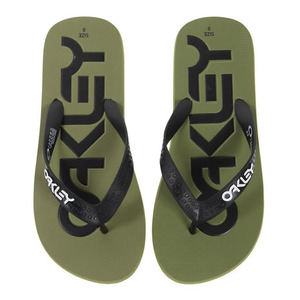 27cm オークリー ビーチサンダル カーキ系 College Flip Flop M9 US9 OAKLEY NewDarkBrush 新品