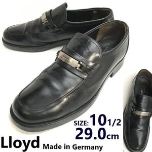 ドイツ製★Lloyd/ロイド★本革/レザー/ビットモカシン/ローファー【29.0/black/黒】スリッポンシューズ/Leather/Dress shoes◆sH-127