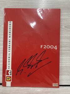 [250117-6MA]【現状品】《フェラーリグッズ》プレスキッド/F2004/FERRARI/Scuderia/サイン入り/ミハエル・シューマッハ