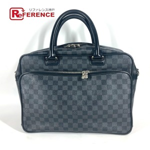 LOUIS VUITTON ルイヴィトン N23253 イカール トートバッグ ダミエグラフィット ビジネスバッグ ブラック メンズ【中古】