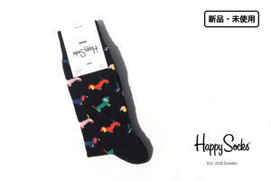 送料無料★新品｜未使用｜ハッピーソックス｜happy socks｜クルー丈カジュアルソックス｜ドッグ柄｜Puppy Love Sock｜10217020