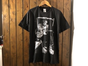 新品★キースリチャーズ　フォトプリントTシャツ【L】★ローリングストーンズ/ロックバンド/ギタリスト/ROLLING STONES