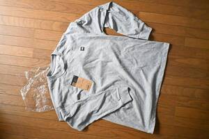 美品 NORTH FACE(ノースフェイス) Small Box Tee（ロングスリーブスモールボックスロゴティー) NT32441 サイズ：XL カラー：ミックスグレー