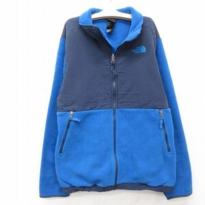 古着 ノースフェイス 長袖 フリース デナリ ジャケット キッズ ボーイズ 子供服 ワンポイントロゴ 青他 ブルー spe 25jan07