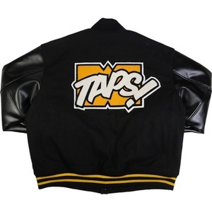 WTAPS ダブルタップス 22AW VARSITY / JACKET. WOOL. MELTON. TOON! BLACK スタジャン 黒 Size 【XL】 【新古品・未使用品】 20795529