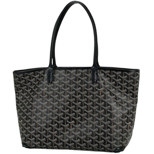 ゴヤール GOYARD アルトワ PM ショルダーバッグ トートバッグ コーティングキャンバス ブラック レディース 【中古】