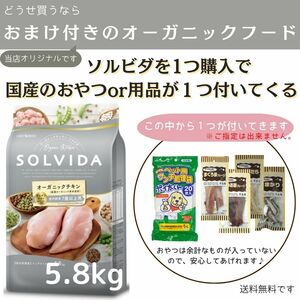 ソルビダ　グレインフリー　チキン　室内飼育７歳以上用　5.8kg【国産のおやつor用品がつきます♪】