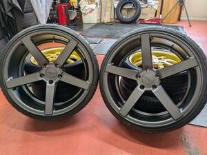 ★美品　バリ山　VOSSEN 　レクサス　LS460　LS600　BMW　１０J　PCD１２０ ２本セット　245/30-20　広島★