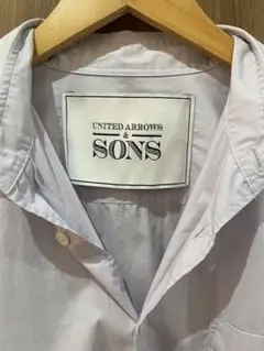 UNITED ARROWS & SONS 薄紫　長袖シャツ　Mサイズ