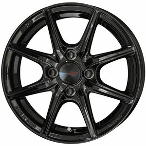 BRIDGESTONE POTENZA RE-71RS 165/50R15 ENKEI SEIN EK ソリッドブラック 15インチ 5.5J+43 4H-100 4本セット