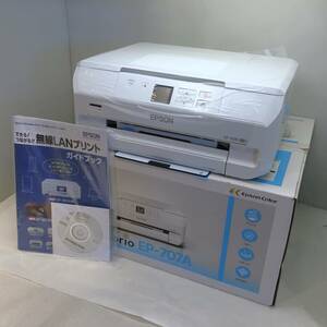 Y052902■未使用開封品 EPSON エプソン EP-707A カラリオ インクジェットプリンター 複合機 インクカートリッジ 付き 2015年製 保管品■