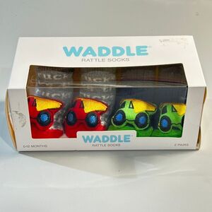 WADDLE ワドル 靴下 ラトルソックス 2足セット　(管理番号：OKU6362)