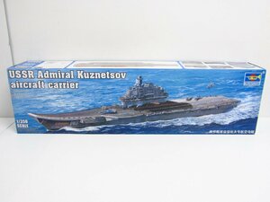 トランペッター 1/350 ロシア海軍 空母 アドミラル・クヅネツォフ プラモデル 未組立品 中古 ◆TY12544