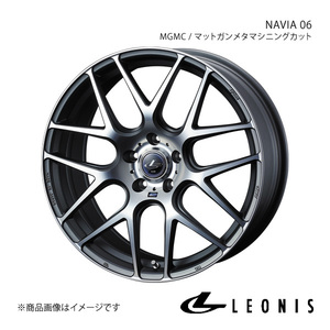 LEONIS/NAVIA 06 アコード CL7/CL8/CL9 アルミホイール1本 【17×7.0J 5-114.3 INSET53 MGMC(マットガンメタマシニングカット)】0037618