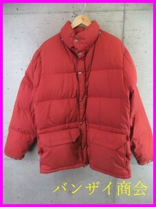 4160b19◆70s 80sヴィンテージ◆アメリカ製◆茶タグ◆THE NORTHFACE ノースフェイス ダウンジャケット L/アウトドア/ヌプシ/初期/USA古着