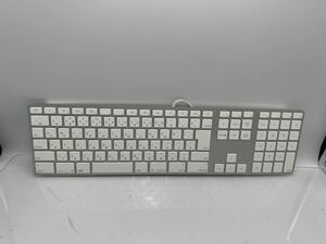 S1617) 中古動作品Apple Keyboard マック 純正 USBキーボード　 A1243 （壬2）