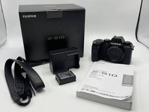 【美品】FUJIFILM / 富士フィルム X-S10 / 動作確認済 / 箱・使用説明書・充電器・予備バッテリー【TUON046】