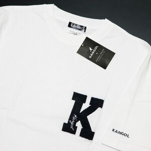 ●送料390円可能商品 カンゴール KANGOL 新品 メンズ カジュアル オーバーサイズ Tシャツ Lサイズ[SMISC872OWT1N-L] 一 三 弐★QWER★