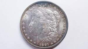 1891年(o) アメリカ合衆国 1ドル銀貨 モルガン ダラー US one Dollar Silver.900 アメリカ コインコレクション