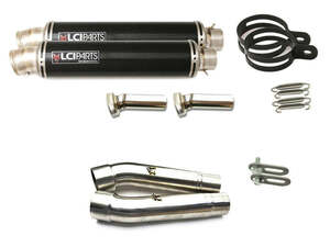 DUCATI SS900 SS1000DS SS800 1998-2006 LCIPARTS ラウンドチタンカーボンスリップオンマフラー