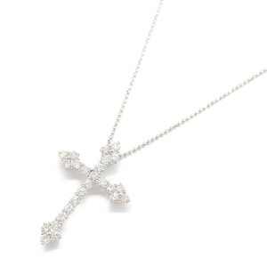 ジュエリー ダイヤモンド ネックレス ブランドオフ JEWELRY K18WG（ホワイトゴールド） ネックレス K18WG 中古 レディース