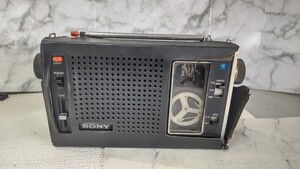 S1164 SONY ICF-5300 昭和レトロ MW.SW&FMラジオ 3バンドラジオ 中古ラジオ ヴィンテージ/希少/ソニー 現状品 JUNK