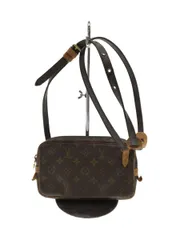 LOUIS VUITTON ポシェット・マルリーバンドリエール_モノグラム_BRW PVC ブラウン 総柄