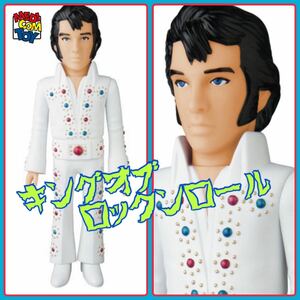 メディコム・トイ ★エルヴィス・プレスリー（ホワイト）ヴァイナルコレクティブルドールズ VCD ELVIS PRESLEY medicom toy ロック　映画化