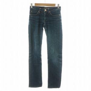 アクネジーンズ Acne Jeans デニムパンツ ジーンズ ジーパン スキニー スリム ローライズ ジッパーフライ W27L32 S 紺 ネイビー