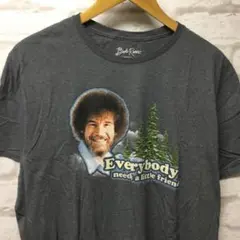 USA古着　Bob Ross プリントTシャツ　サイズXL