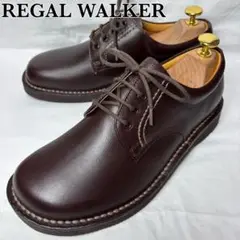 【新品未使用】REGAL WALKER JJ23 外羽根 プレーントゥ ブラウン