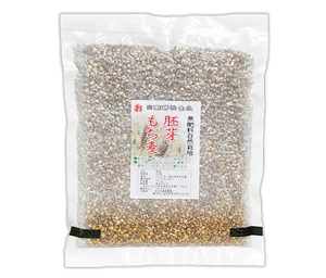 自然栽培 胚芽もち麦(400g)★熊本県産★無肥料・無農薬・自家採取★食物繊維、βグルカンなど栄養豊富★もちもちプチプチした食感♪