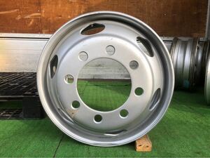 ★中古品★TOPY 22.5×7.50 JIS式 8穴 スチールホイール 1本　996-0-0