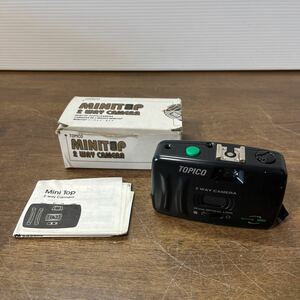 1円スタート コンパクトフィルムカメラ トピコ TOPICO MINITOP 2 WAY CAMERA ツーウェイカメラ トイカメラ パノラマ機能付 箱説付き (3-2