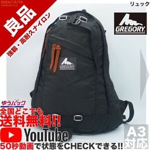 送料無料 即決 YouTube動画アリ 定価20000円 良品 グレゴリー GREGORY 旧 銀タグ デイパック 2 リュック バッグ