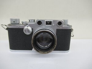 ライカ　LEICA　カメラ　IIIc　5cmレンズ付き　中古 ジャンク G1-33◎