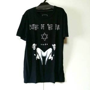 ブラック L SADS cloths of the evil 黒夢 清春 2Girls Tシャツ KUROYUME KIYOHARU SADS サッズ