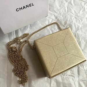 激レア 本物 CHANEL ガブリエルシャネル ノベルティ チェーン付き ミニバッグ ミニポーチ ゴールド チェーンショルダーミニ