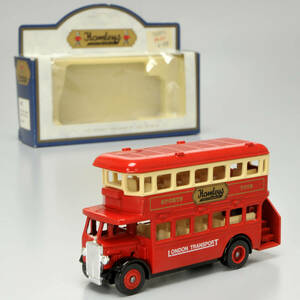 ロンドンバス ★ LONDON TRANSPORT　Hamleys　1932 2階建バス　ダイキャスト　ミニカー　クラシック