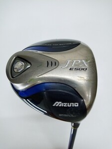 MIZUNO JPX E500 9度 1W flex:S メンズ右 ミズノ オリジナルカーボンシャフト ドライバー ヘッドカバー付き