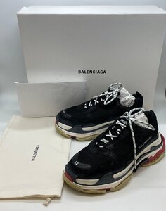 BALENCIAGA バレンシアガ Triple S トリプルS 533882 サイズ:42(27.5cm) スニーカー ☆良品☆[75-0202-O3]