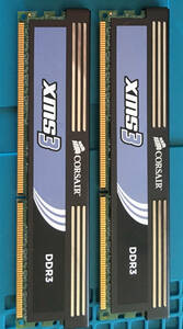 2000mhzメモリー corsair ddr3-4gb(2x2)2000mhz