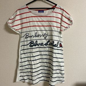 Tシャツ 半袖Tシャツ トップス バーバリーブルーレーベル BURBERRY サイズ38