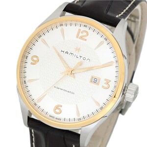 ハミルトン HAMILTON 腕時計 H42725551 メンズ ジャズマスター JAZZ MASTER 自動巻き シルバー ブラウン