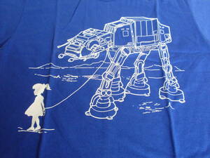 新品＆即決！おもしろTシャツ （STARWARS スターウォーズ　ATAT　AT-AT　）　MサイズＲ