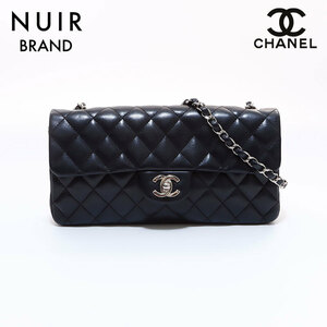 シャネル CHANEL ショルダーバッグ シルバー金具 マトラッセ 11番台 ブラック